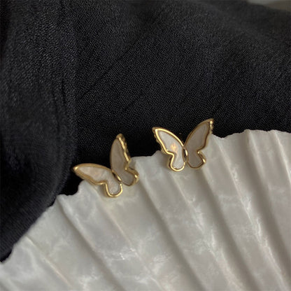 Niedliche Koreanische Ohrringe Herz Bling Zirkon Stein Roségoldfarbene Steckerohrringe für Frauen Mode Schmuck 2024 Neues Geschenk